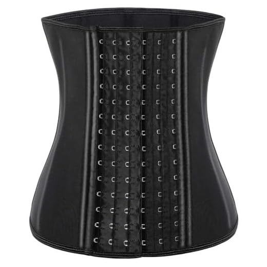 Waist Trainer for Women Corset Cincher Body Shaper Girdle Trimmer with Steel Bones Extender