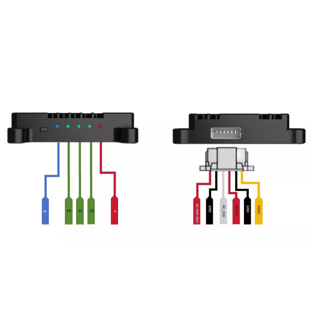 Trasmettitore Video FPV 4.9G/5.8G 2.5W VTX 56CH Regolabile con Antenna per Droni da FPV A Lunga Distanza