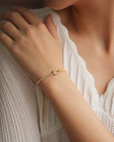 Image of Tarsus Love Knot Friendship Bracelets, Best Friend Jewelry Gifts for Women