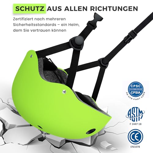 LeapBeast Skaterhelm Fahrradhelm, Belüftung | Sicherheit | leicht | Skateboarding Helm für Fahrrad...