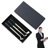 Generico Stylo de golf, ensemble de stylos de golf | Chaussette de Noël en forme de club de golf,Ensemble de stylos de golf Articles de papeterie Stylo de balle de golf pour écrire des notes
