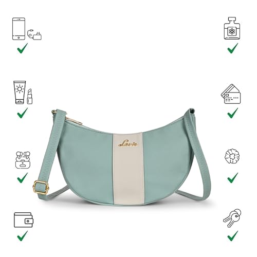 Image of Lavie Women's Bonnie Hobo Colorblock Crossbody Sling Bag | Ladies Purse Handbag | Gift for Women