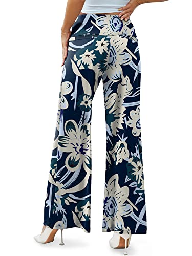 Arolina Women's Stretchy Wide Leg Palazzo Lounge Pants Casual Comfy High Waist Palazzo Pants