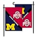NCAA Ohio State Buckeyes 2-Sided Rivalry House Divided Garden Flag, One Size, Team Color