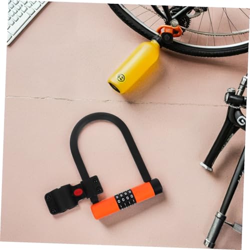 Serrure vélo U anti-choc haute sécurité à code pour scooter et cyclomoteur - 8