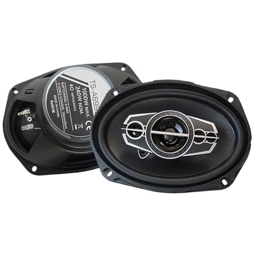 SVSBJMK 1 Pair 6X9inch (2X1000W) 2000W 5-Way Car High Fidelity Coaxial Speakers Audio Music Stereo Full Range Speakers