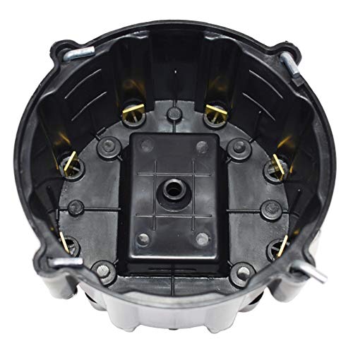 A-Team Performance - Cr6951Bk 8-Cylinder Hei Oem Distributor Cap, Rotor And Coil Cover Kit Black #TOP4