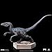 Jurassic World Icons Velociraptor Blue Statue, 9cm