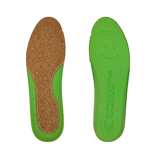 Cork Insoles with Bio-Foam Cushion