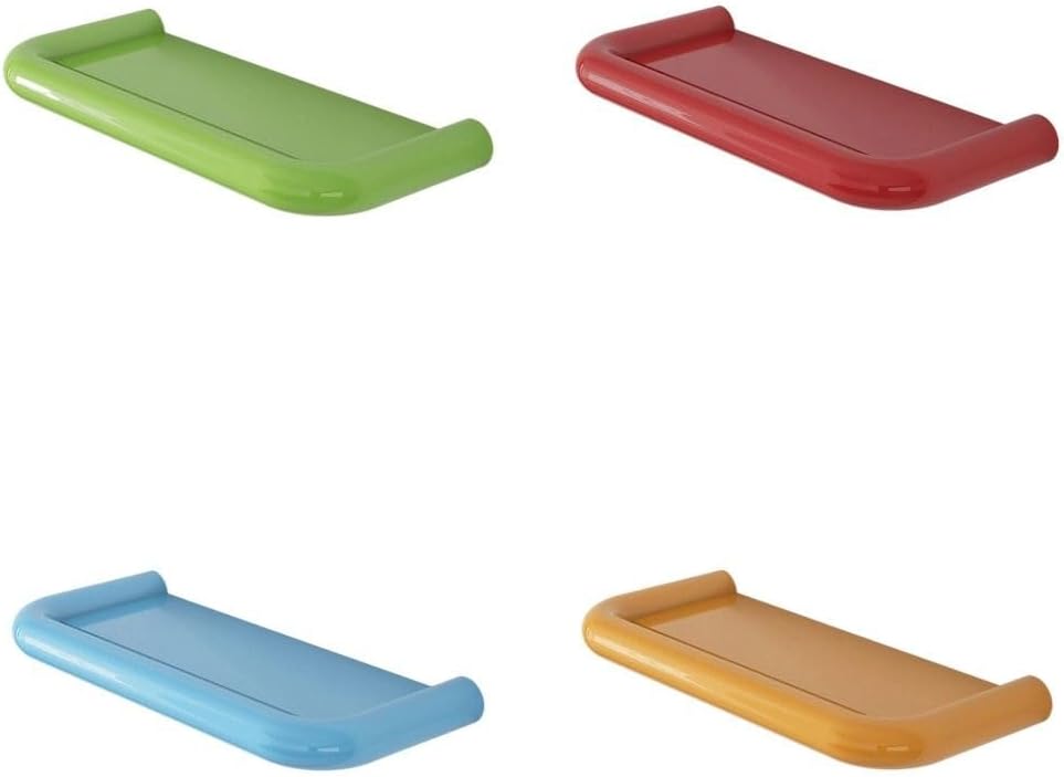 Bathroom Storage Shelf Free Punch Cute Wall Hanging Storage Rack Beautiful Drainable Toiletries Organizer Toilet(Blue)