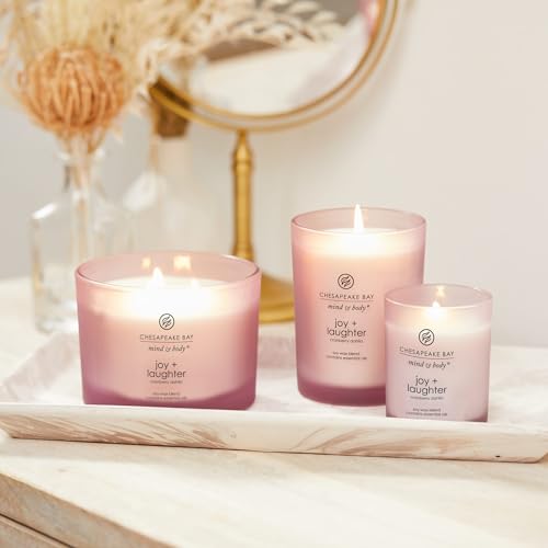 Chesapeake Bay Candle Scented Candle Joy + Laughter (Cranberry Dahlia) Medium Home Décor - Image 5