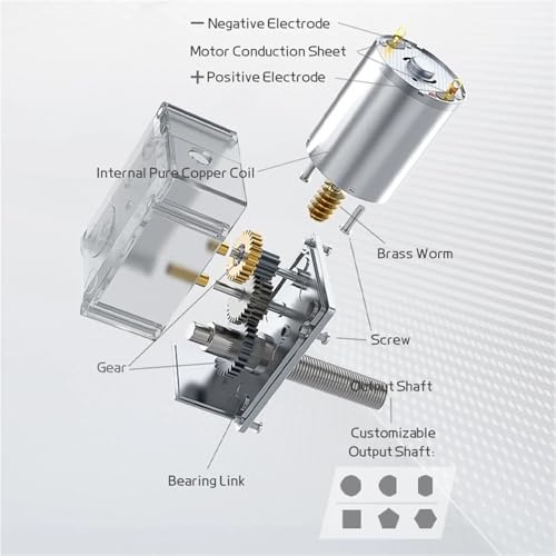 Moteur réducteur CC JGY-370避免逆转的滑轮与无刷自动化方案