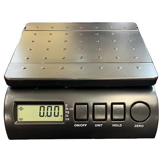 Zieis 75 Lb x 0.50 Oz Programmable Digital Shipping Postal Scale w/110V Power Adapter