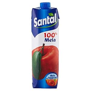 Santal – Succo, 100% Mela – 12 pezzi da 1 l [12 l]