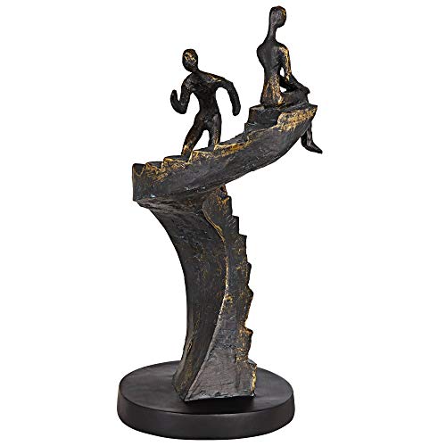 Escultura de bronce Kensington Hill 13.75 pulg alto miniatura 5