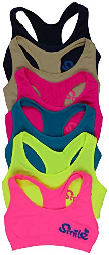 ToBeInStyle Girls' Pack of 6 Microfiber Training Bras or Layering Shorts Underwear3