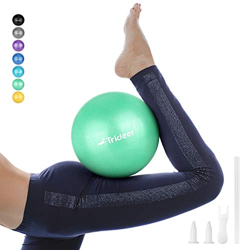 Trideer Pilates Ball, Barre Ball, Mini Exercise Ball, 9 Inch Small Bender Ball