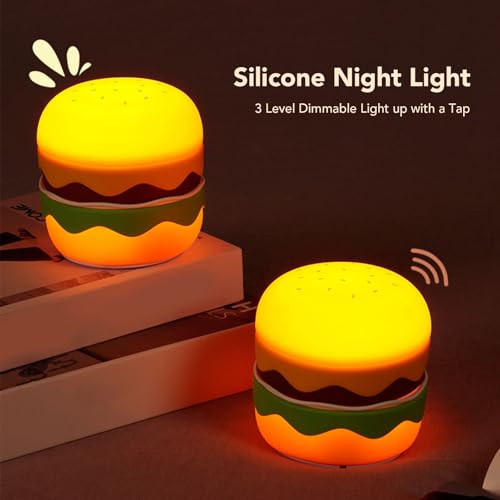 Lámpara de noche de silicona suave Garosa USB recargable miniatura 6