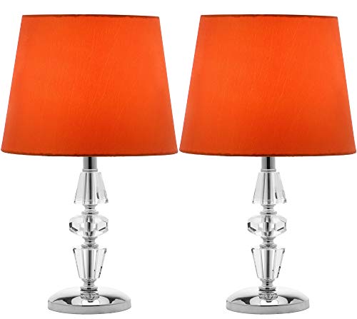 Set de 2 lámparas de mesa Crescendo cristal y pantalla gris miniatura 2
