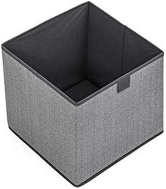 OUPAN Storage Boxes For Organizing, 1Pcs Foldable Closet Organizer Clothing Storage Bags for Toys, Toiletries, Clothes, Snacks and More (Gray) size：S 11x11x7.8in,M15.7x11x7.8in,L 11.8x11.8x11.8in (S