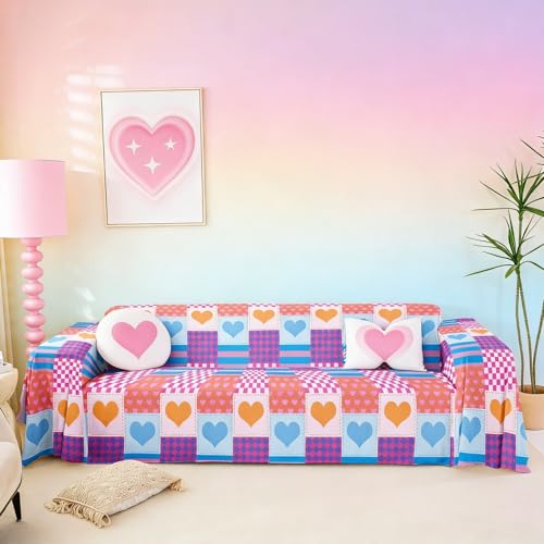 Erosebridal �`�F�b�N���J�E�`�J�o�[ �y�b�g�p�A���C���{�[���u�n�[�c �J�E�`�J�o�[ �N�b�V�����\�t�@2���p �}�[���^�u���[ �`�F�b�J�[�{�[�h �\�t�@ �X���b�v�J�o�[ �􉽊w�͗l �i�q�� �X���[ �J�E�` �� �q���p 71�C���` x 118�C���`