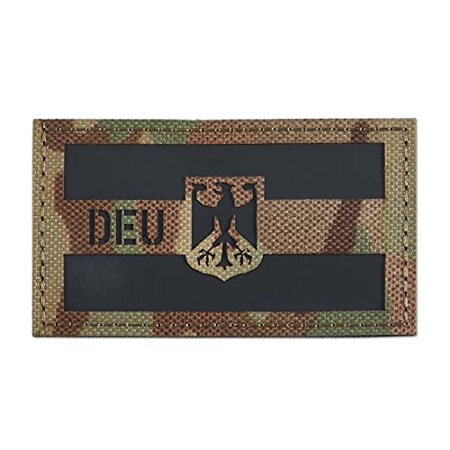 DEU Deutschland IR Infrarot Reflektierende Patches Klett Militär Bundeswehr Patch Klett Patches Für Taktische Kleidung Rucksack Baseballkappe Uniform Weste Hundegeschirr