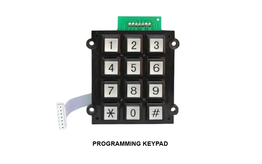 Teléfono industrial de pared con 4 botones de marcación rápida miniatura 7