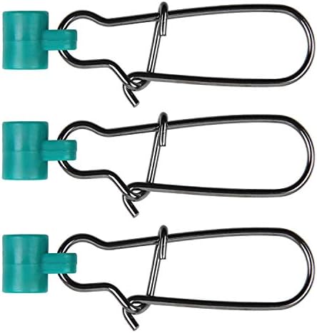 Fishing Line Sinker Slides Catfishing, Heavy Duty Sinker Weight Clips with High-Strength Stainless Steel Duo Lock Snaps Fish Finder Rig for Braid Line