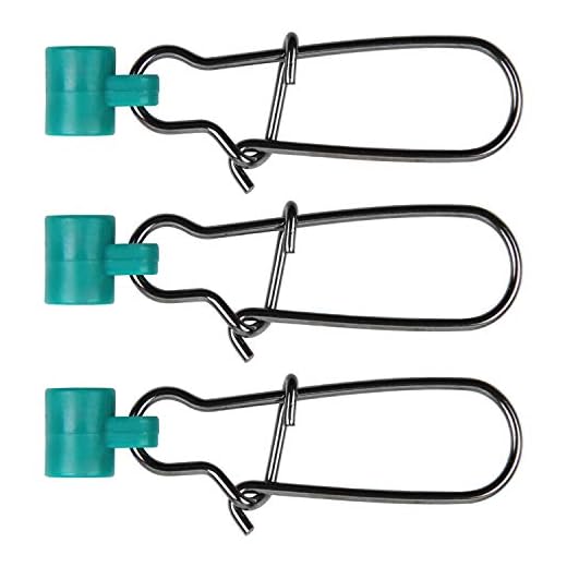 Fishing Line Sinker Slides Catfishing, Heavy Duty Sinker Weight Clips with High-Strength Stainless Steel Duo Lock Snaps Fish Finder Rig for Braid Line