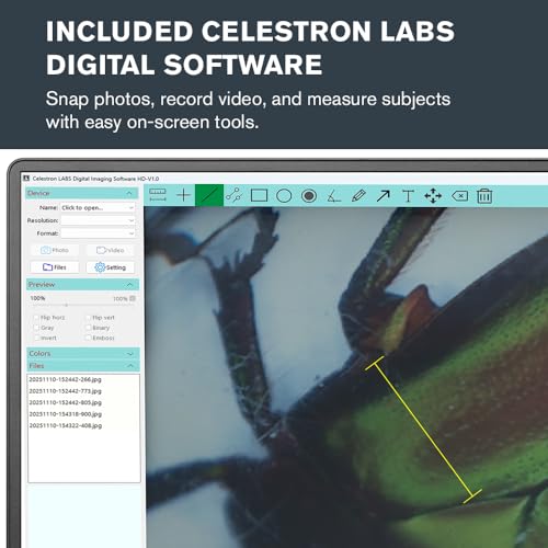 Celestron Labs Digital MicroDirect Microscope – 1080p HDMI & USB-C Output - image 9
