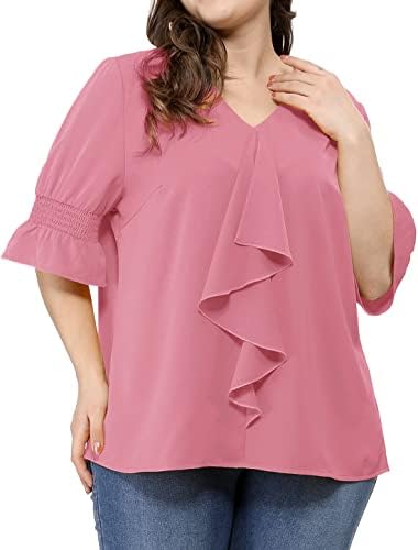 amazon ruffle blouse