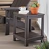 Keter Deluxe Adirondack Side Table - Brown