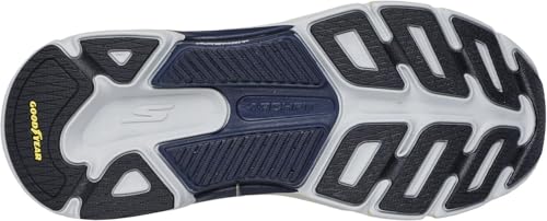 Skechers - Mens Max Cushioning Arch Fit 2.0 - Cool Core Slip On Shoes, Color Navy/Orange, Size: 10 XW US3