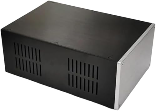 iDili 210x120x210MM Full Aluminum Alloy Chassis for Tube/Valve Amplifier, Preamp/Power Amp/Integrated Amp Omnidirectional Placement