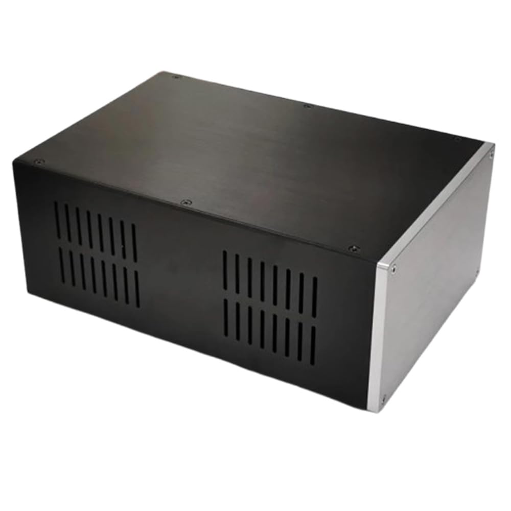 Toplionace 210x120x210mm Pełna Aluminiowa Obudowa do Wzmacniacza Lampowego/Lampowego, Przedwzmacniacza/Końcówki Mocy/Wzmacniacza Zintegrowanego, Dookólna
