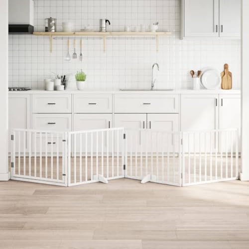 Clôture de sécurité en bois de peuplier blanc pour chien exigeant et design