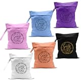 zcyxuuw 6Pcs Girls Trip Gifts Wet Dry Bag, Beach Bag Wet Bag Favors, Sunscreen Bags Swimsuit Toiletry Travel Essentials For Women, Beach Travel Laundry bags for Dirty Diaper Swimsuit Gifts