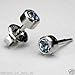 Studex Ear Stud Stainless Steel Aug Birthstone Earrings One Pair Mini
