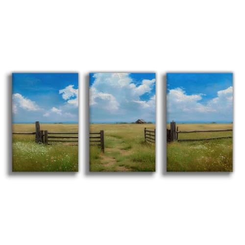 Impression sur toile de paysage pastoral pour raviver un mur blanc de salon 50x75 cm