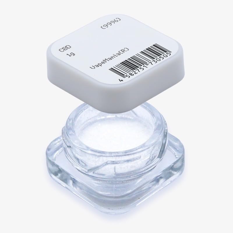 Amazon.co.jp: VapeMania CBD 99% 1g アイソレート パウダー 990mg 高