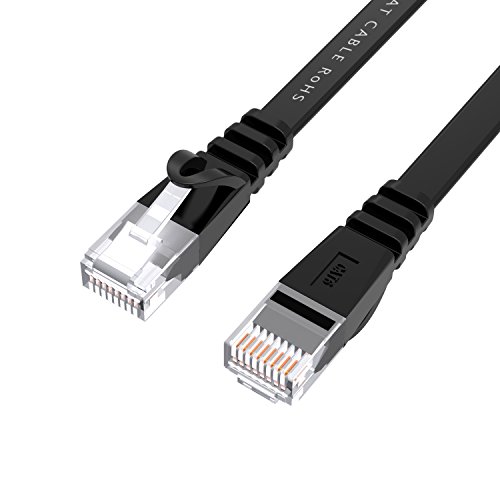 Lovicool LANケーブル 5m CAT6 フラットタイプ ランケーブル RJ45コネクタ UTP イーサネットケーブル 業務用 ツメ折れ防止 カテゴリ6 らんけーぶる モデム ルーター等に対応 ブラック Lovicool LANケーブル 5m CAT6 フラットタイプ ランケーブル RJ45コネクタ UTP イーサネットケーブル 業務用 ツメ折れ防止 カテゴリ6 らんけーぶる モデム ルーター等に対応 ブラック