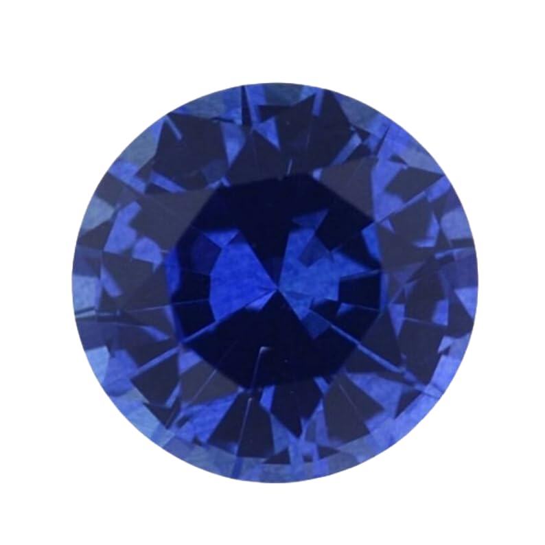 Saphir bleu brillant pour bague et pendentif fait main en atelier
