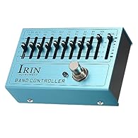 Mini equalizer pedal with true bypass designed for guitar. For both bass and guitar, covering the common 4-string, 5-string bass and 6-string, 7-string guitars. Independent 10-band EQ that settings from 31.25Hz all the way up to 16kHz. With independe...
