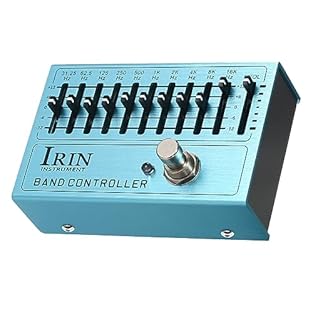 Mini equalizer pedal with true bypass designed for guitar. For both bass and guitar, covering the common 4-string, 5-string bass and 6-string, 7-string guitars. Independent 10-band EQ that settings from 31.25Hz all the way up to 16kHz. With independe...
