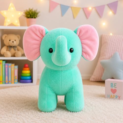 Image of Aqua Teddy Elephant Stuffed Plush Toy, Soft Toy for Children and Adults