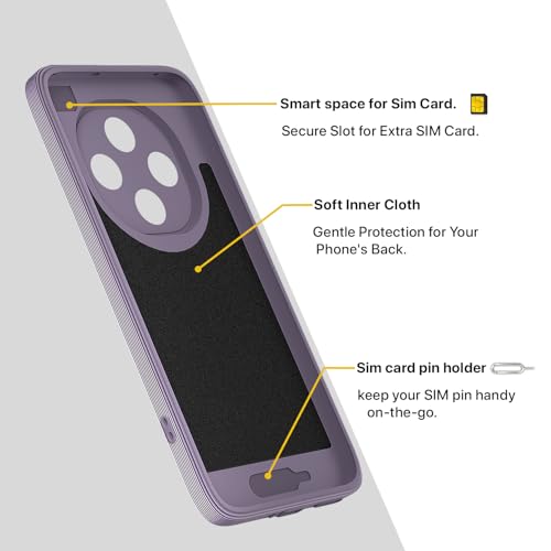 Image of Pikkme Back Cover for Oppo F31 Pro 5G Soft Matte Silicone Mag-Safe Design (Mag-Safe Not Support) Camera Protection | Slim Fit Bumper Cover (Light Purple)