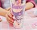 Silver Buffalo Sanrio Hello Kitty and Friends Kuromi Iridescent Plastic Cold Cup with Lid and Straw Topper, 24 Ounces