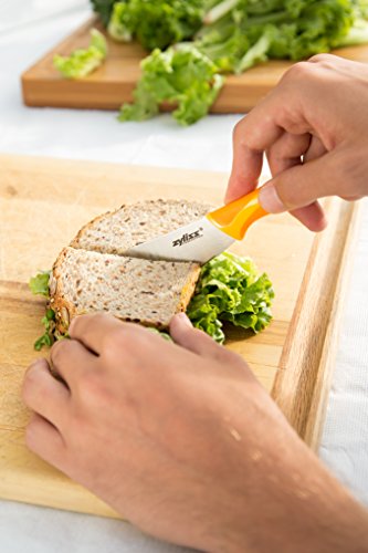 Zyliss Faca de sanduíche e espalhador de condimentos - faca de espalhar sanduíche para manteiga, cre