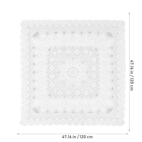 Nappe polyester carrée lot de 2 nappe decorative de table pour restaurant et diner
