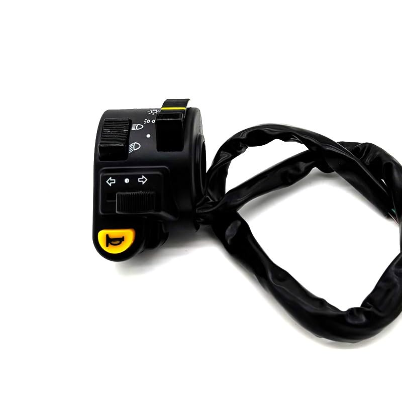 Interruptores de motocicleta para luces, faros y direccionales en manillares de 50-250cc 6